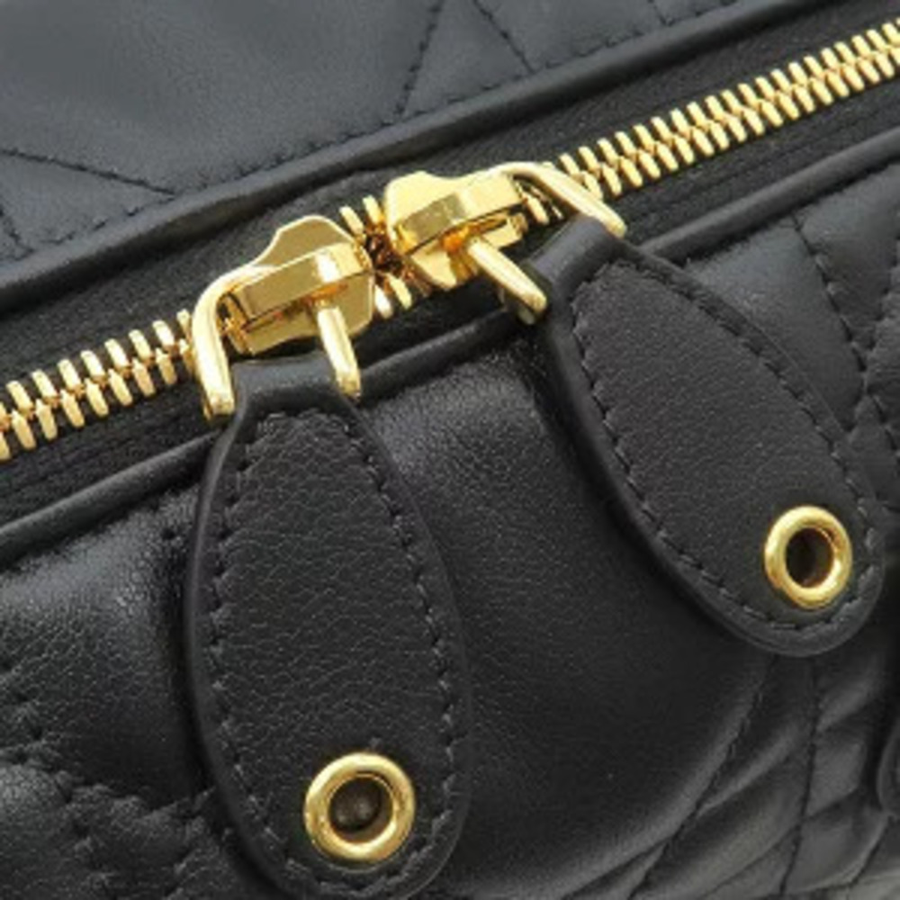 Christian Dior Groove Bag Calfskin Black Macro Cannage Strap Shoulder - Picture 5 of 6